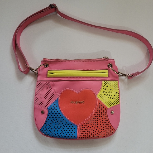 Desigual Multicolored Crossbody Purse Bag - Picture 1 of 5
